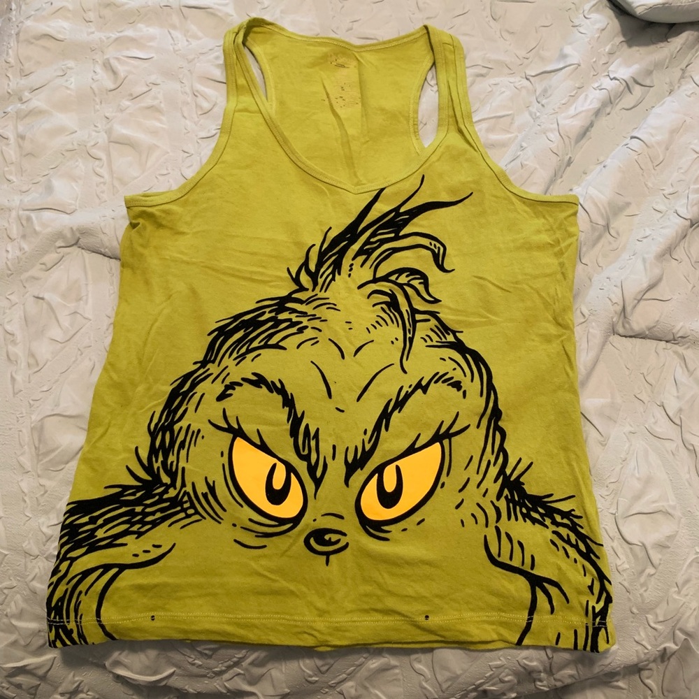 Animated grinch tank top
